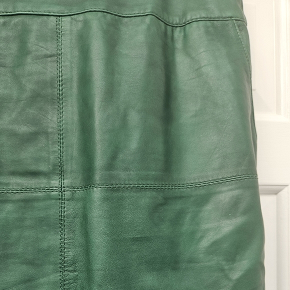Urbancode genuane leather below-the-knee pencil skirt size 8 - Picture 3 of 7